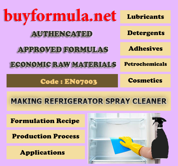 How to make refrigerator spray cleaner
