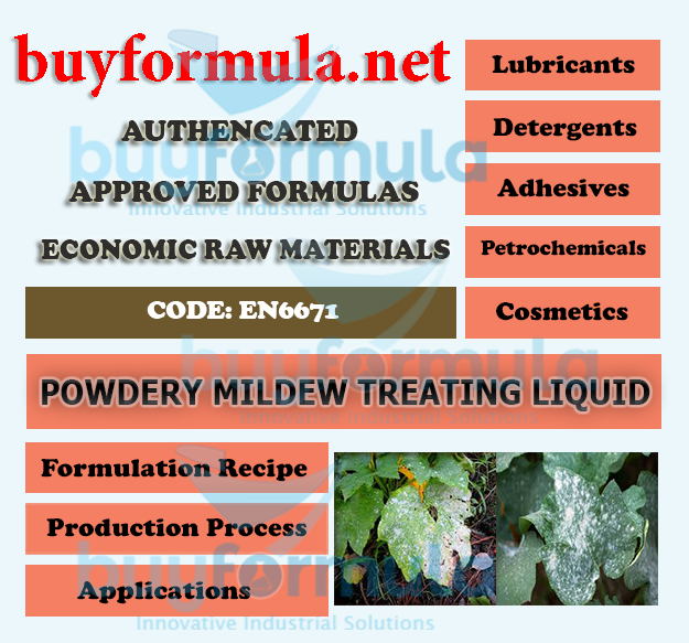 How to make powdery mildew treating liquid