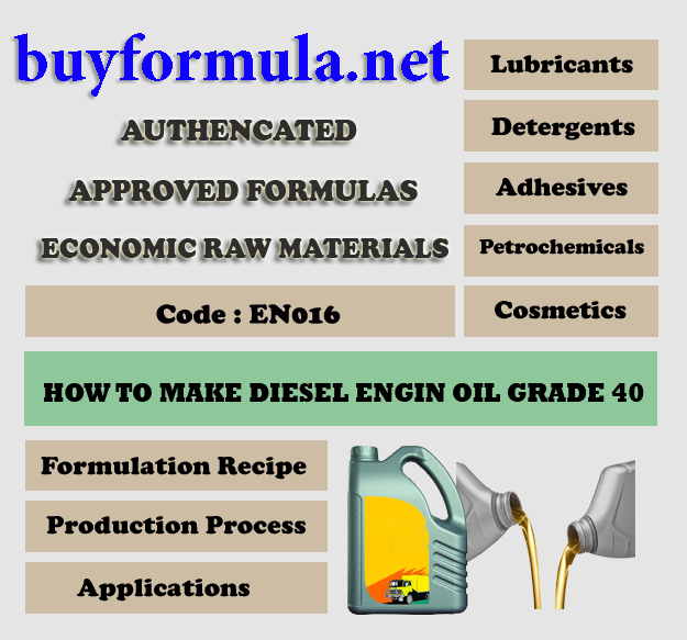 How to make diesel engine oil 
