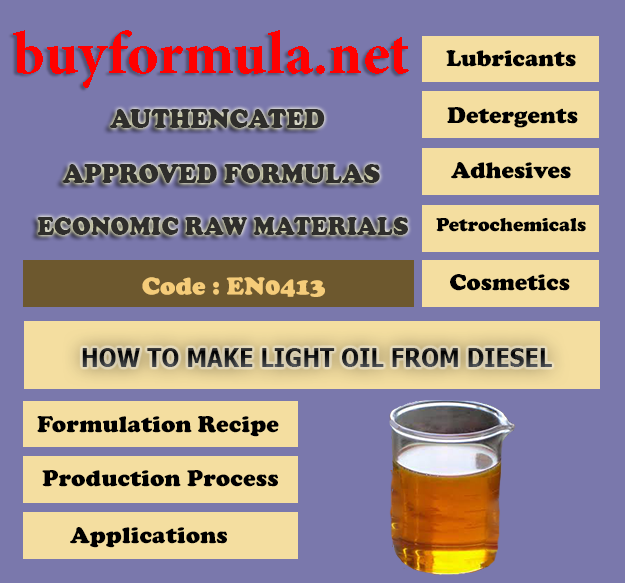 How to make light oil from diesel