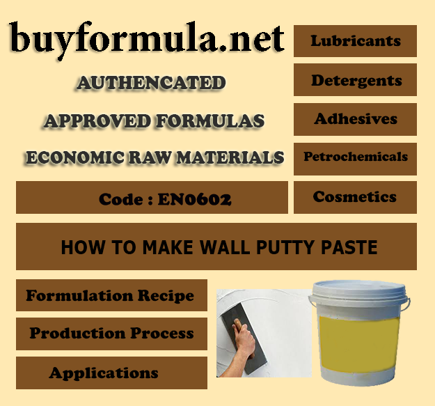 How to make wall putty paste