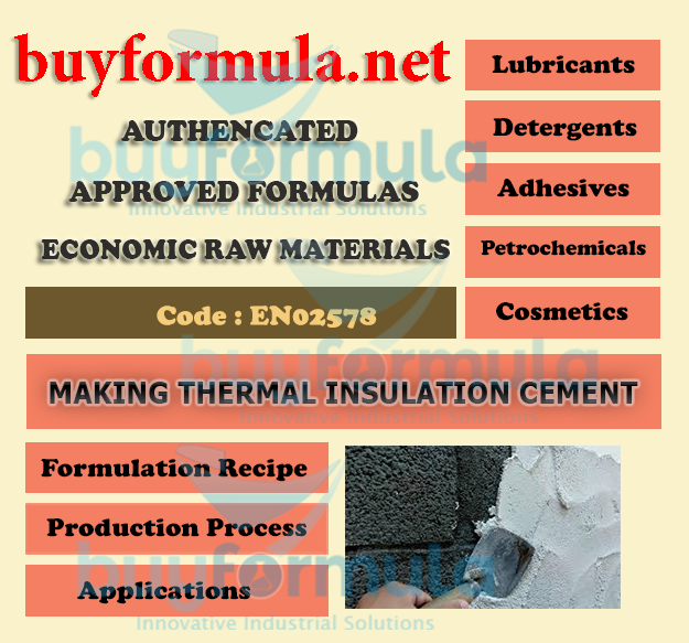 How to make thermal insulation cement