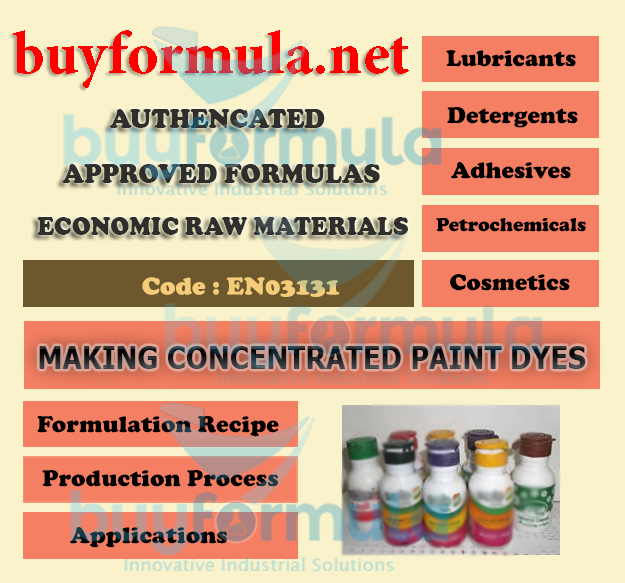 How to concentrated paint dyes
