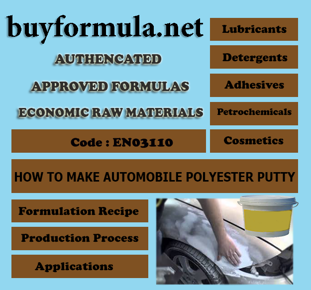 How to make automobile polyester mastic