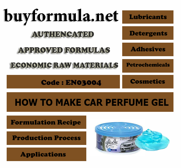 How to make car perfume gel