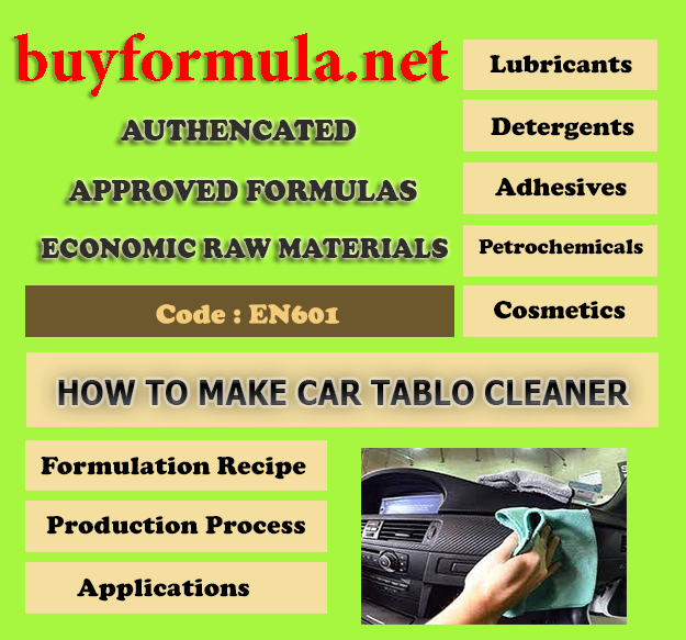 How to make car tablo  cleaner 