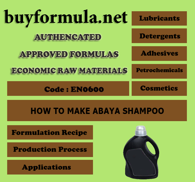 How to make abaya shampoo