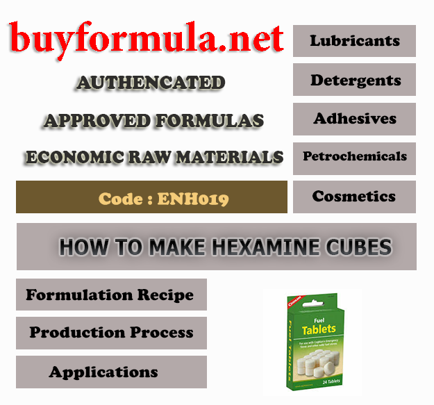 how to make hexamine fuel tablets