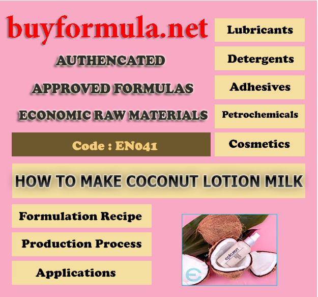 How to make coconut lotion milk