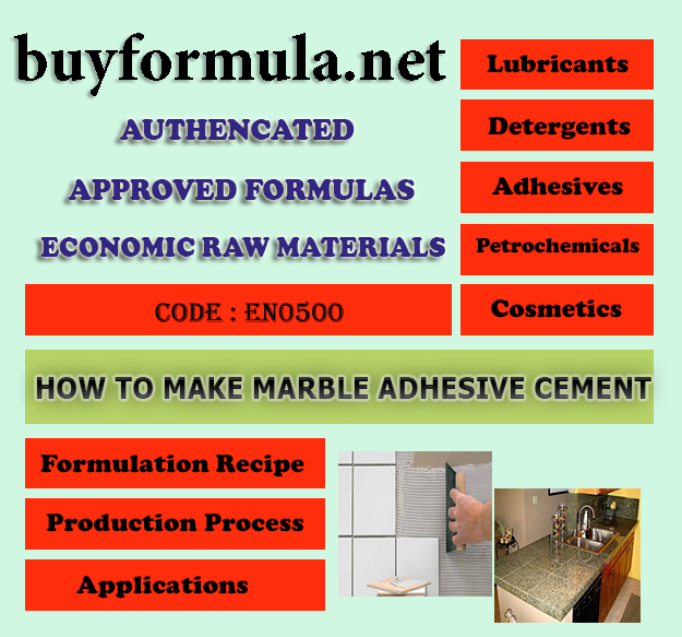 How to make marble adhesive cement
