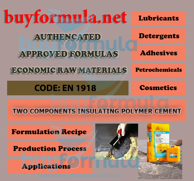 Make two component insulating polymer cement 