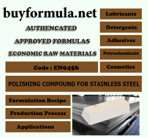 Metal polishing compound for steel & stainless steel