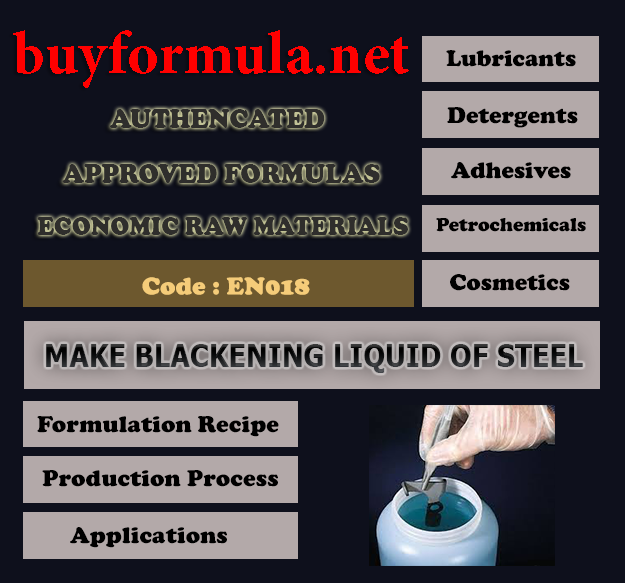 How to make blackening liquid for steel	