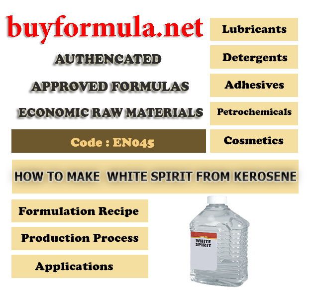 How to make white spirit from kerosene
