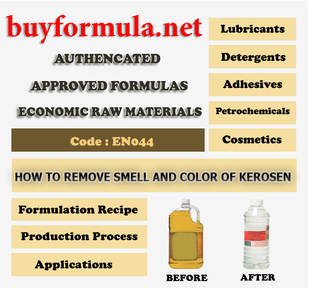 How to remove smell and color of kerosene